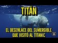 TITÁN El desenlace del sumergible que visitó al TITANIC #Titan