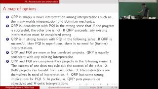 1.  Quantum Reconstruction and Beyond (Philipp Berghofer)