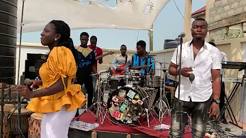 🥁🎹🎸Coastal band performing live. Nyame Guama by Cindy Thompson. Gospel music