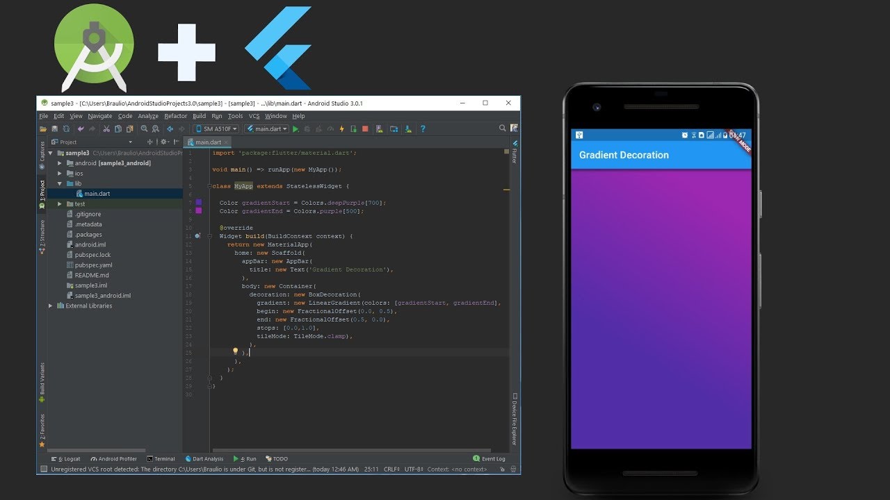 android studio flutter