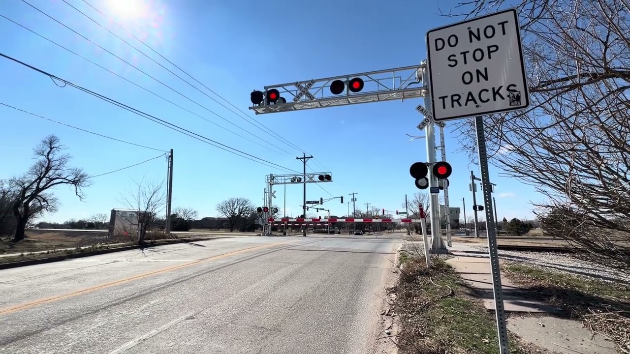 W McCormick St Railroad crossing Wichita Ks