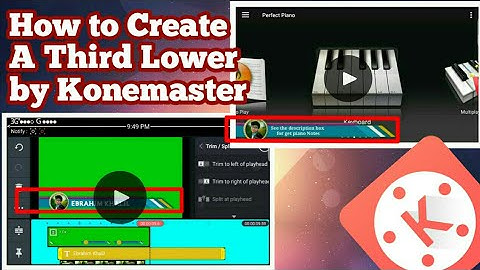 How to Create Professional Looking Lower Thirds In Kinemaster | Make Third lower by Mobile |