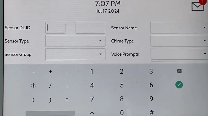 IQ4 PowerG take over module enrolling a hard wired keypad