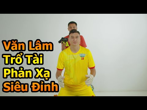 Đỗ Kim Phúc Thử Tài Thủ Môn Đặng Văn Lâm ĐT Việt Nam với màn phản xạ bóng đá siêu đỉnh