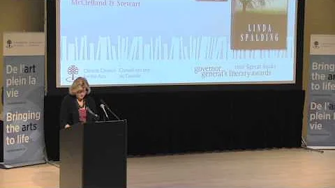 Linda Spalding, 2012 Canada Council laureate - Gov...