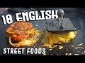 Top 10 Best English Street Foods 🇬🇧