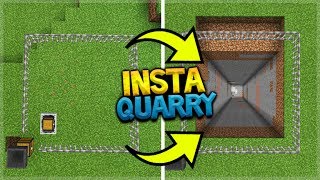 MINECRAFT POCKET EDITION - HOW TO MAKE A HUGE QUARRY IN 30 SECONDS! screenshot 2