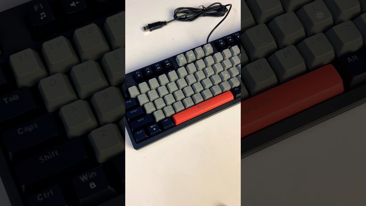 Xtrike Me GK-989A Wired TKL Mechanical Gaming Keyboard.