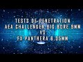 Aea challenger big bore  de 300 joules en pcp tests de pntration en 9mm