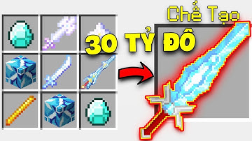 JAYGRAY CHẾ TẠO THÀNH CÔNG THANH KIẾM KIM CƯƠNG GIÁ 30 TỶ ĐÔ MẠNH NHẤT MCPE !!!