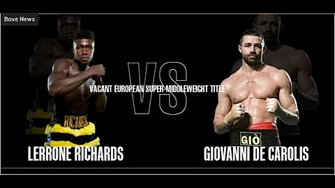 Lerrone Richards vs Giovanni De Carolis (full fight)