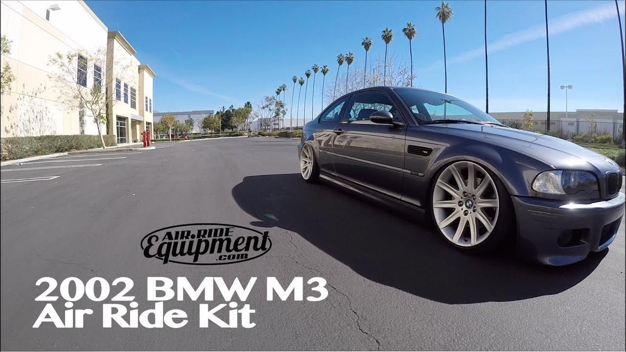 2002 BMW M3 Air Ride Suspension Install Air Lift 3P YouTube