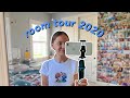 room tour! 2020 | textbook drop-off, mini Glossier unboxing, room tour