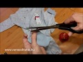 Varrótanfolyam - varrás oktató videó - Rugdalózó átalakítása: nadrág hosszabbítás, varrás