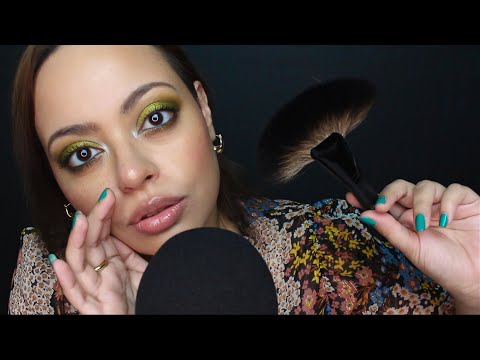ASMR| TINGLY Name Triggers with Face Brushing, Hand Movements (Patreon Appreciation)