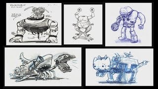 Toy Story Official Art  Creating Sid's Mutant Toys!