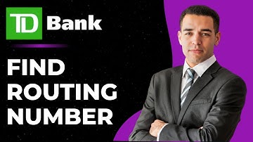 How To Find Routing Number on TD Bank App