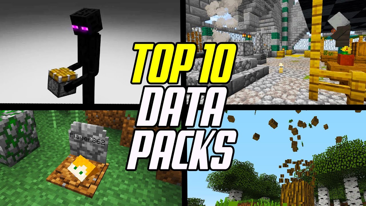 Top 10 Best Minecraft Data Packs Youtube