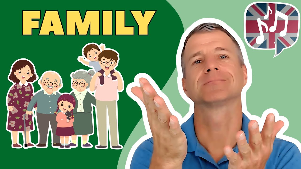 🎵 Family Members in English | Learn English with Music 🇬🇧 English for ...