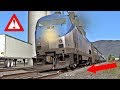 AMTRAK TRAIN FOR THE WORST TRACKS IN THE WORLD!⚠️❗