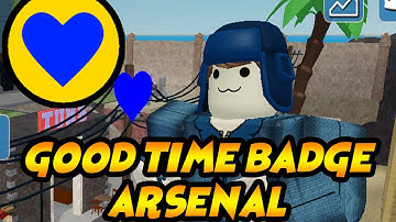How to get the FREE "SANS UNUSUAL" Effect on any skin & "GOODTIME" Badge in ARSENAL | Roblox