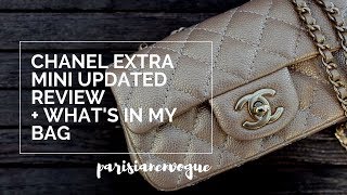 CHANEL  Extra Mini Flap [UPDATED - 2019] Review & What's in My