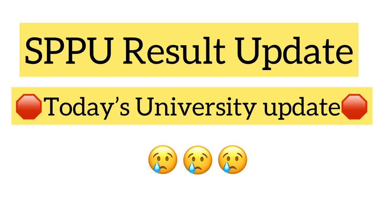 SPPU Result Update Today’s SPPU Update SPPU Pune YouTube