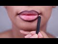 Gloss  lip liner application