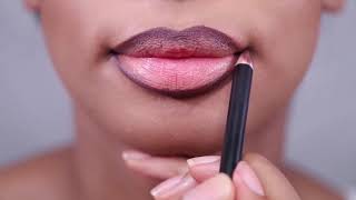 Gloss \& Lip Liner Application