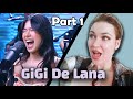 GIGI DE LANA - GG Vibes | Through the Fire × Piano in The Dark - Vocal Coach Reaction (PART 1)