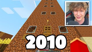 Můj PRVNÍ MINECRAFT SVĚT z roku 2010