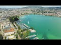 Drone Views of Switzerland in 4k: Zurich - Around the Lake