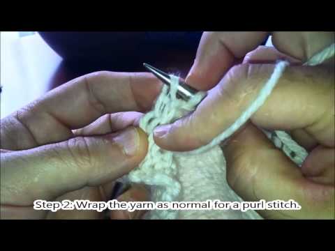 Ptbl - Purl Through the Back Loop - Left Handed - Continental Style