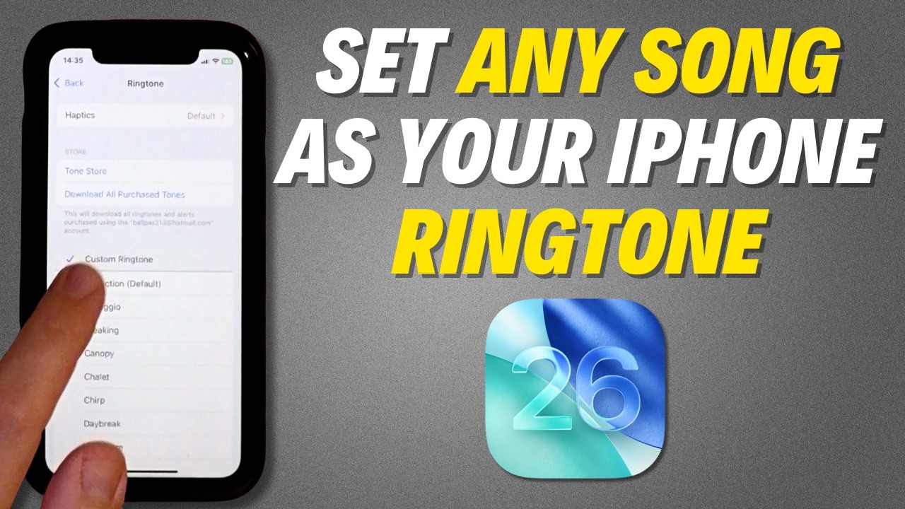 How To Set ANY SONG As Ringtone On iPhone (2026) - Free and No Computer ...