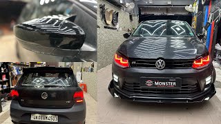 Installing new wrc bumper in polo | polo gt modified | Headlight for polo | 17 inches alloys in polo