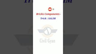 Bricks Components याद करने की ट्रिक  #tricks #shorts #shortsvideo