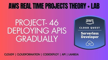 AWS Project 46 | ROLE - Serverless Engineer | Deploying APIs Gradually | Cloud9, CloudFormation