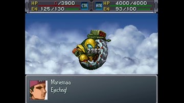 Super Robot Wars Alpha Gaiden (PS1) - Valsione R (Hyper Beam Cannon - Attack Animation)