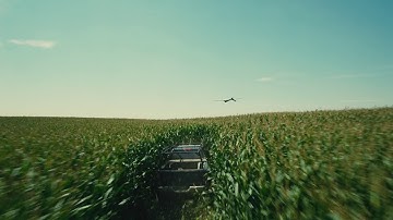 Interstellar - Christopher Nolan - Cornfield Drone Chase Scene [1080P HD]