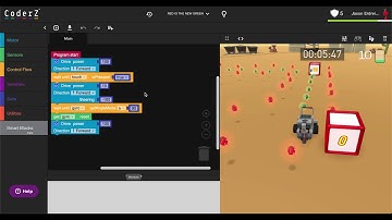 How to program the ultrasonic sensor in CoderZ 101