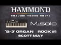 Hammond m solo b3 type organ demo rock 1