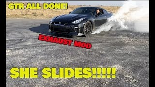 My CHEAP SALVAGE Nissan GTR from COPART is all done! GTR Drift + exhaust mod