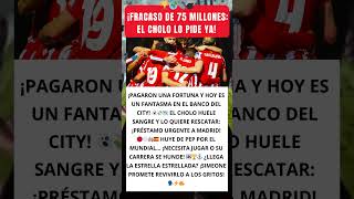 ¡FRACASO DE 75 MILLONES: EL CHOLO LO PIDE YA! 💰📉💣