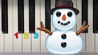🎹⛄🎄 Как играть по цифрам на пианино новогоднюю мелодию Merry christmas