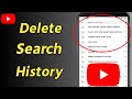 How to Delete YouTube Search History 2023 | Clear YouTube All History | Watch/Search History Delete