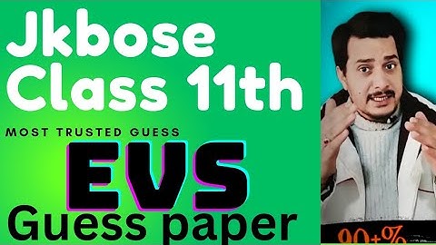 Class 11th EVS most important questions|| Jkbose class 11th environmental science#jkbose#jkboard