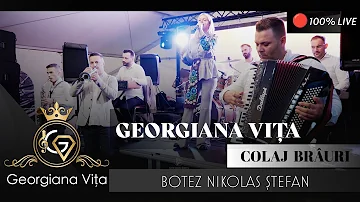 Georgiana Vita & Formatia Timisul - Colaj Brauri LIVE 🎙️ Partea  2 🎷 Botez Nikolas Stefan