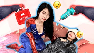 I pump Spider-Girl’s Sister Butt 🆘 (Romantic Love Story by Spider-man ParkourPOV in Real Life)