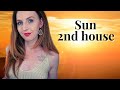 Sun 2nd house (Leo 2nd) | Your Glow, Applause & Aliveness | Hannah's Elsewhere