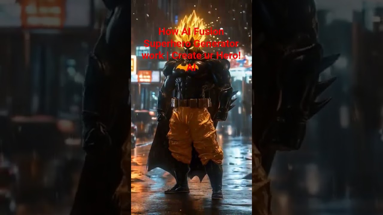 How AI Fusion Superhero Generator work | Create ur Hero!AI 